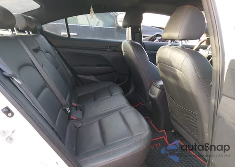 2018 Hyundai Elantra Sport from USA, damaged, VIN KMHD04LB7JU534799